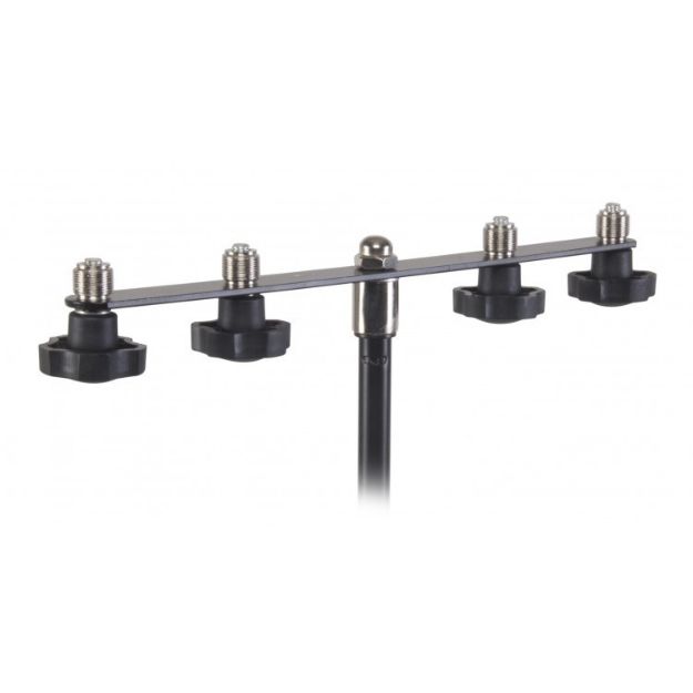 Picture of Proel  Mic Stand Accessory  Quad T Bar for 2 Mic Pairs