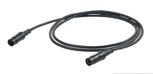 Picture of Proel  Midi Lead  MDIN5 > MDIN5  1.5m  BK