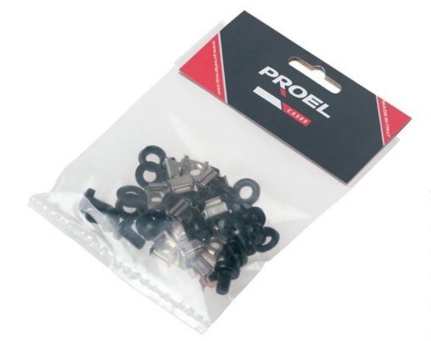 Picture of Proel  19" Rack Bolt Kit  (Cagenut+Bolt +Washer) x 12