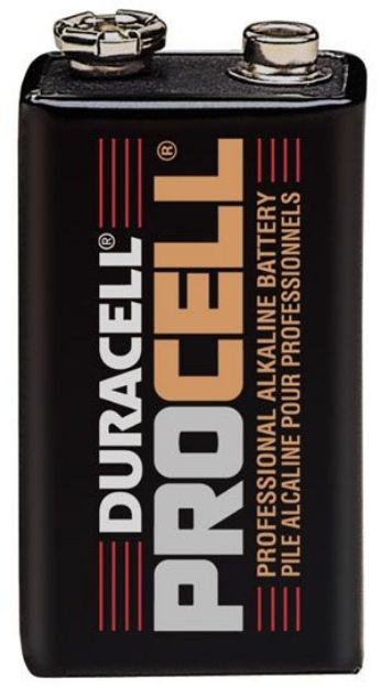 Picture of Procell CONSTANT Alkaline Battery  9V Size  12 Pack