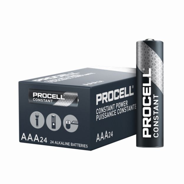 Picture of Procell CONSTANT Alkaline Battery  1.5V AAA Size  24 Pack