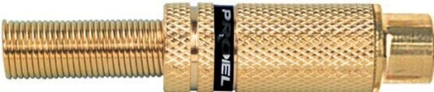 Picture of RCA Connector Cord Plug FEMALE BLACK