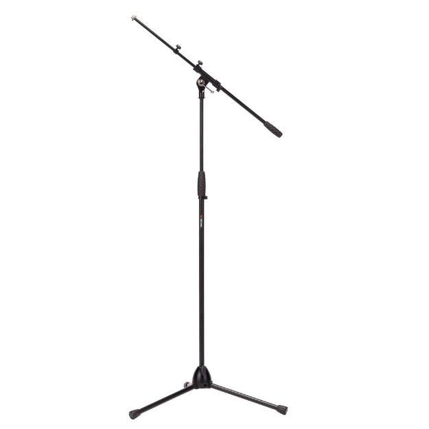 Picture of Proel  Floor Mic Stand  Tall + Adjustable Boom  BLACK