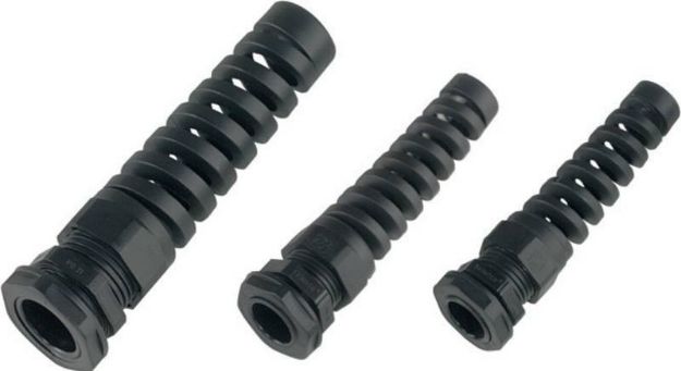 Picture of Cable Strain Relief  Gland  6 > 12mm  BLACK