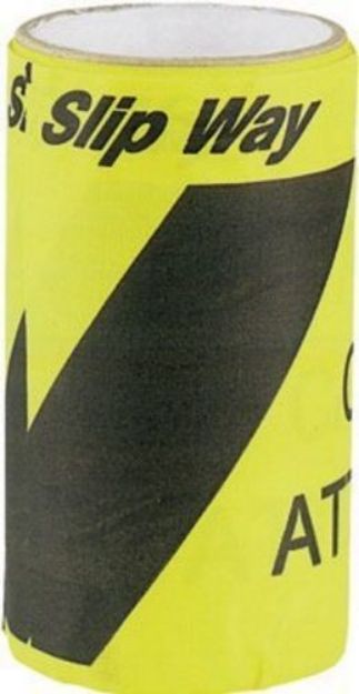 Picture of Hazard Tape Twin Strip Adhesive BLACK /YELLOW