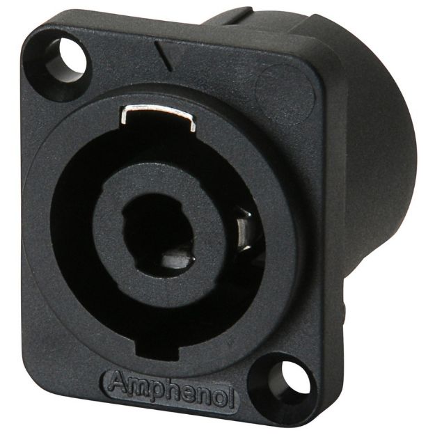 Picture of Amphenol Speakon Connector  4 Pin  Panel Mount  MALE