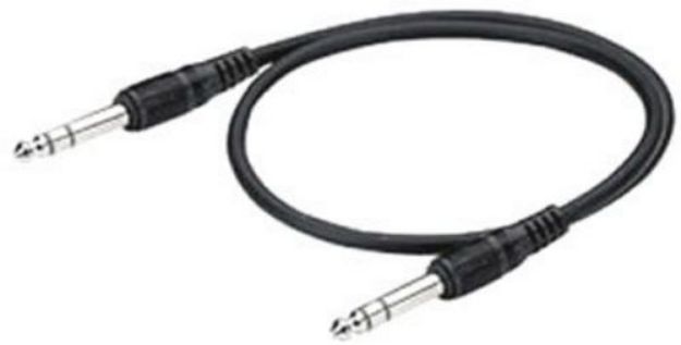 Picture of Proel Stereo Jack Lead  TRS > TRS  0.3m  PVC  6 COLOURS PACK