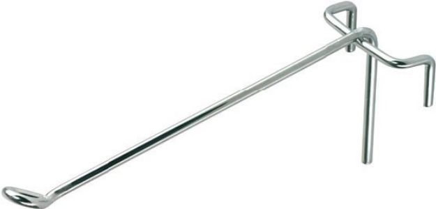 Picture of Proel Lead Display Stand Hook Chrome 18cm 12pcs