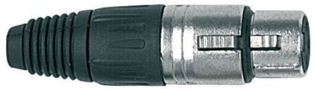 Picture of XLR Connector  5 Pin  Cord Plug  FEMALE