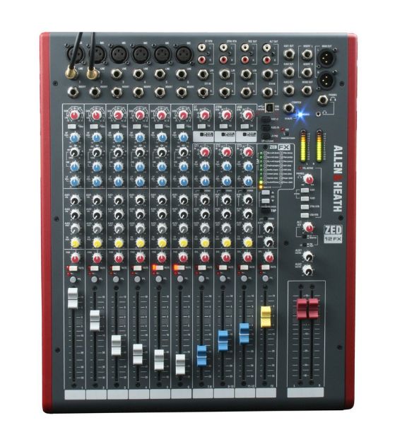 Picture of ZED12FX Rack Mixer  6 Mono+3 St  3 Aux  USB Interface+FX