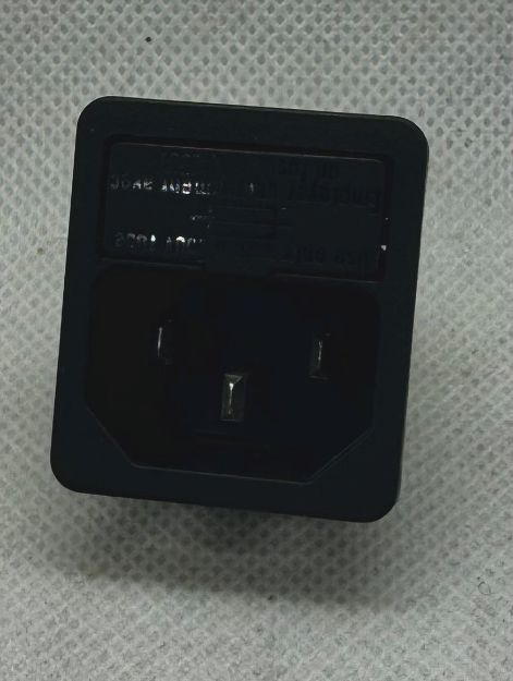 Picture of Proel  10A Mains Connector  IEC Panel Mount  MALE