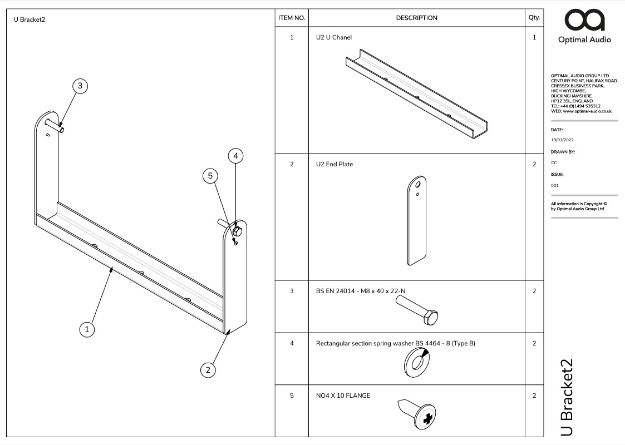 Picture of Optimal U Bracket for Cuboid 10