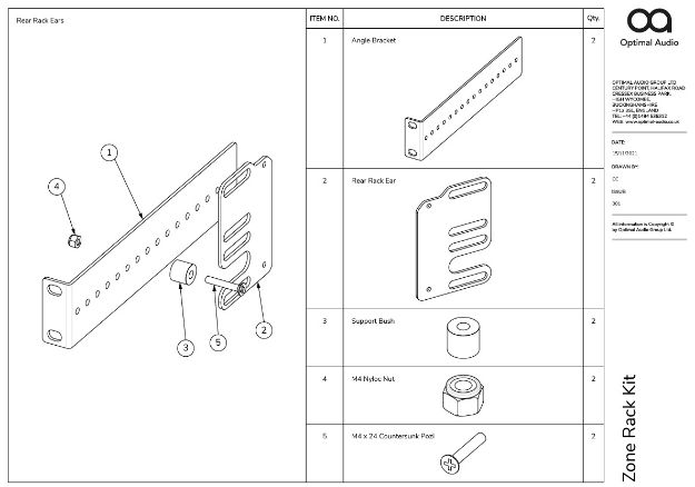 Picture of Optimal Zone rear rack support kit