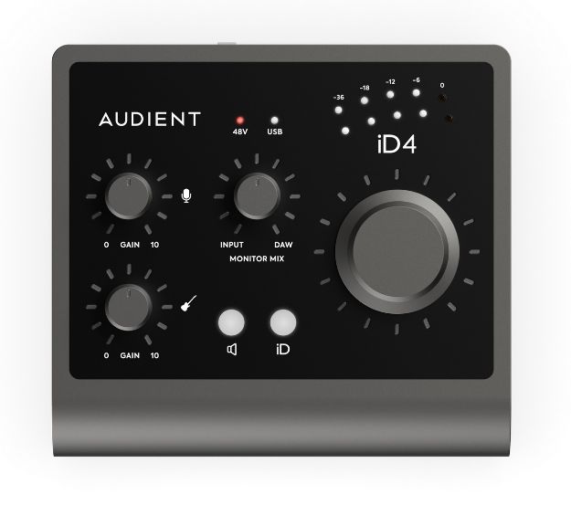 Picture of Audient 2in/2out Audio Interface with Scroll Control