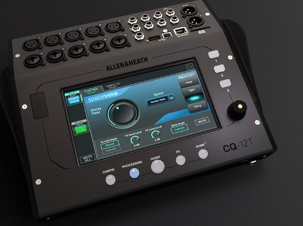 Picture of A&H CQ-12T 12Ch digital mixer  Bluetooth  SD/USB recording