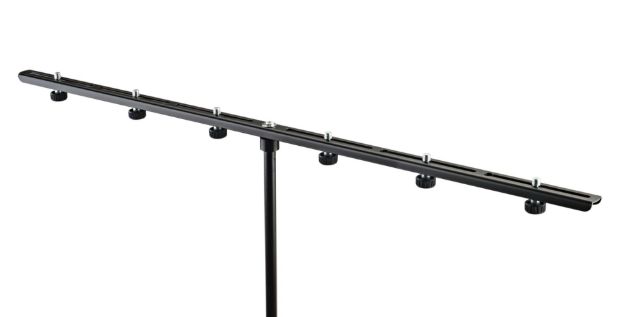 Picture of K&M Mic Stand Accessory  T Bar for 6 Mics  Adjustable