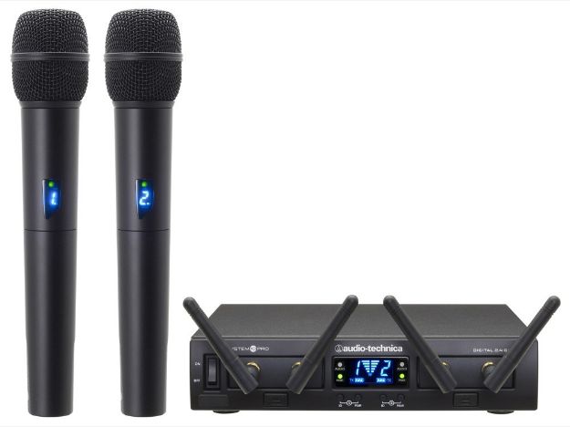 Picture of ATW1322  Digital Wireless Mic System  DUAL Handheld  2.4 GHz