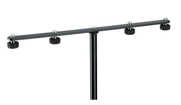 Picture of K&M Mic Stand Accessory  T Bar for 4 Mics  Adjustable