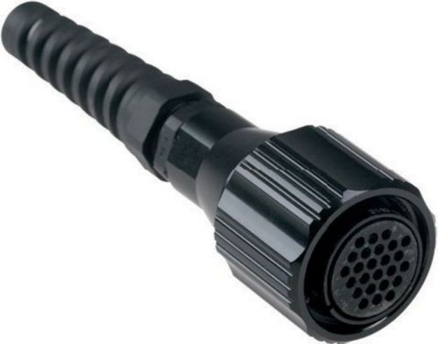 Picture of Milspec Connector  25 Pin  Cable Plug  FEMALE