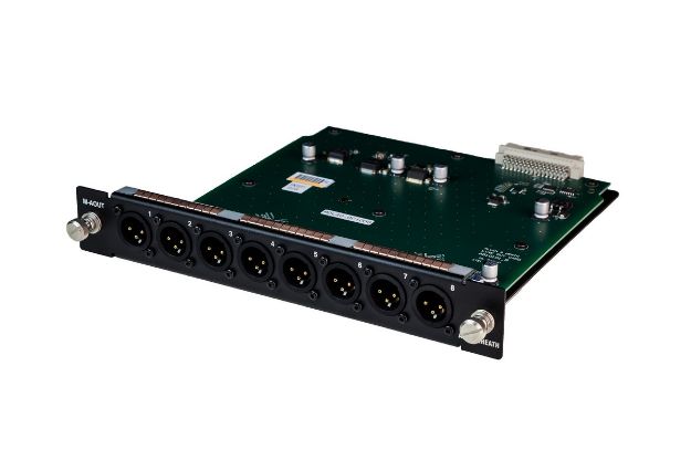 Picture of A&H Line output module - 8 balanced line outputs on XLR