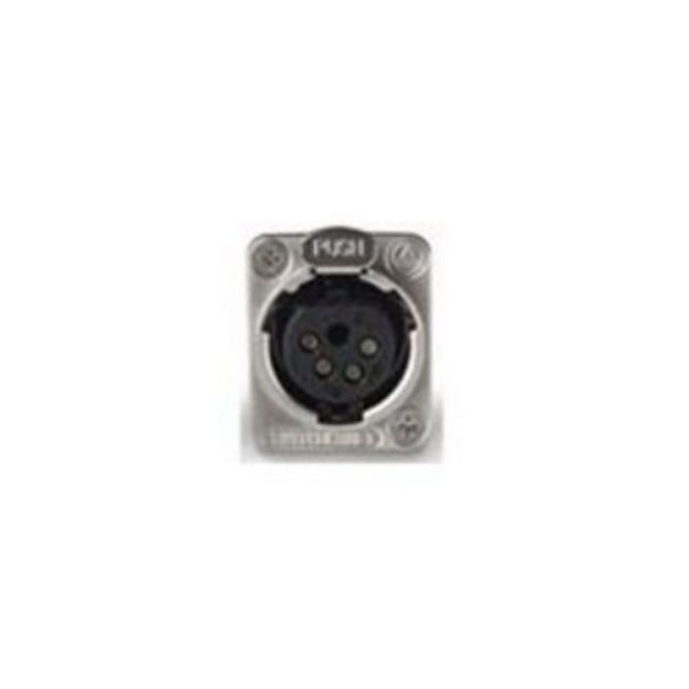 Picture of Switchcraft XLR Panel Mount (Female) - 4 pole NICKEL