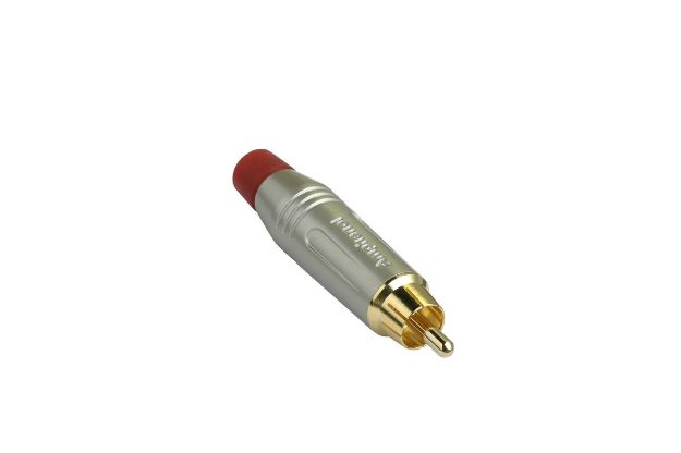 Picture of Amphenol  RCA Connector  Cord Plug  MALE  RED