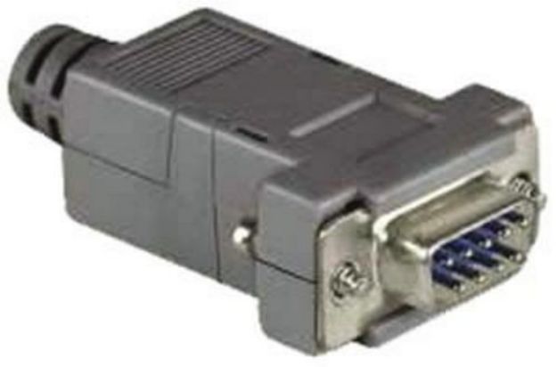 Picture of DSUB Connector  9 Pin  Shell Body