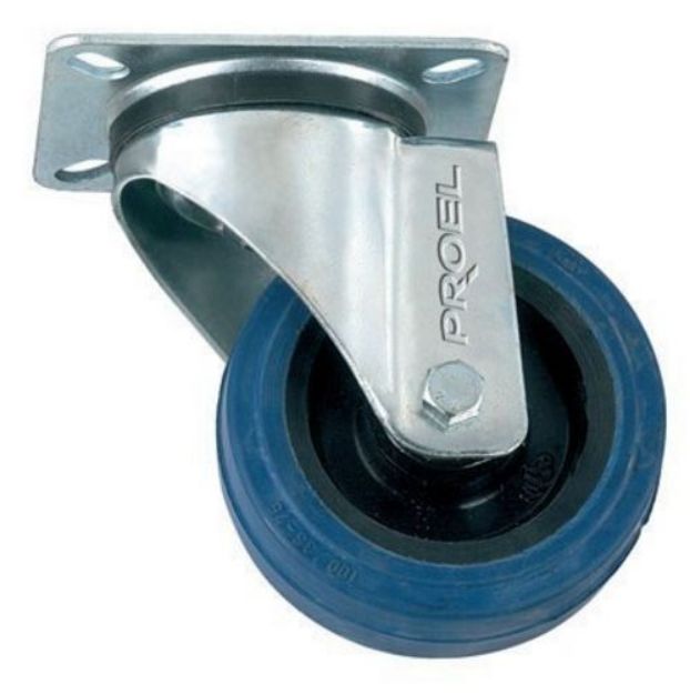 Picture of Proel Flightcase Wheel Swivel Type 100mm BLUE