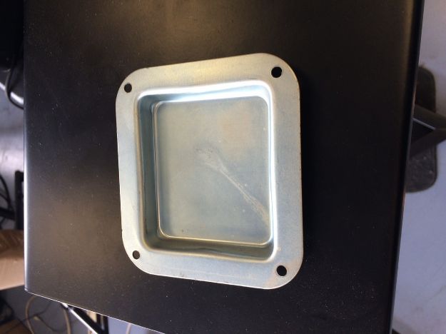 Picture of Flightcase Blank Recessed Dish  SMALL