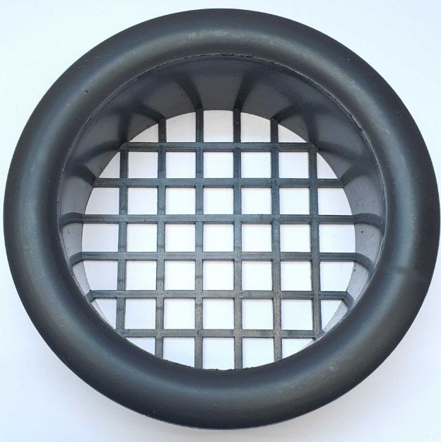 Picture of Zomax  Cabinet Port  25mm x 125mmØ  Grill Front