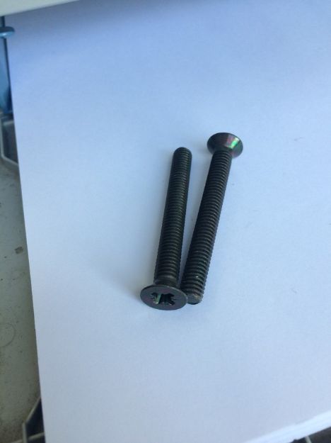 Picture of Machine Screw Pozidrive M6 x 50mm Countersunk BLACK