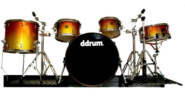 Picture of Merchandising shelf for Drum Set Display  BLACK