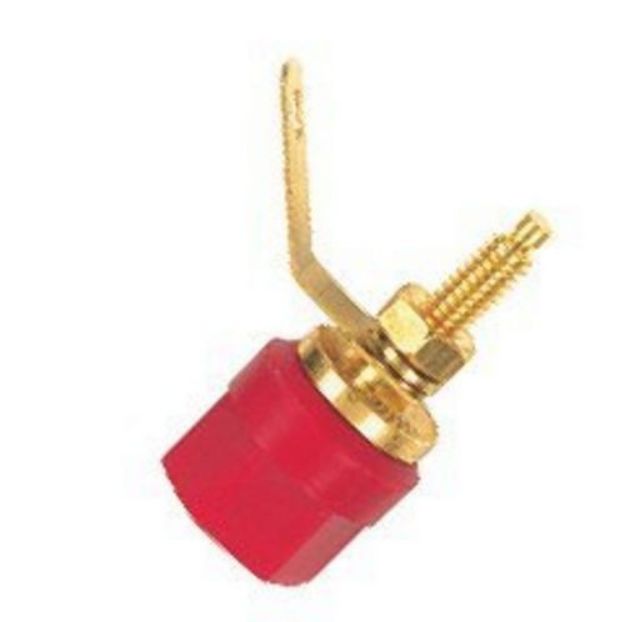 Picture of Speaker Binding Post  Single  PVC Sleeve  RED