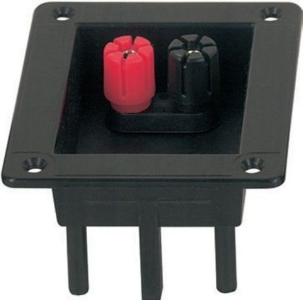 Picture of Cabinet Output  Speaker Binding Post  Dual+XLR  ABS Cup