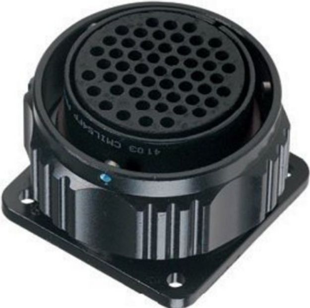 Picture of Milspec Connector  54 Pin  Panel Mount  FEMALE