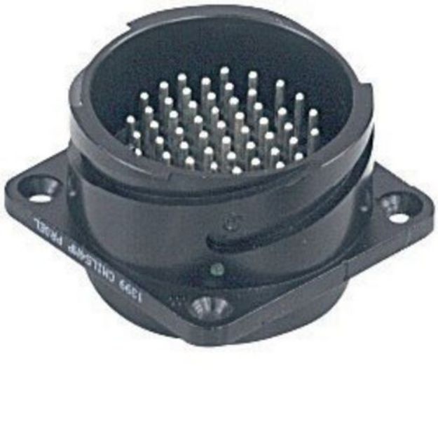 Picture of Milspec Connector  54 Pin  Panel Mount  MALE