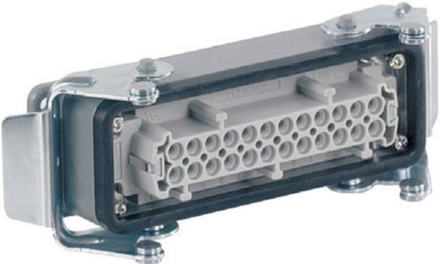 Picture of Harting Connector  HART 24  Panel Mount  FEMALE