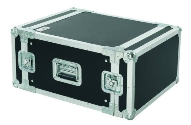 Picture of Proel  19" Rack Case  6U  2 Lids  45cm  BLACK