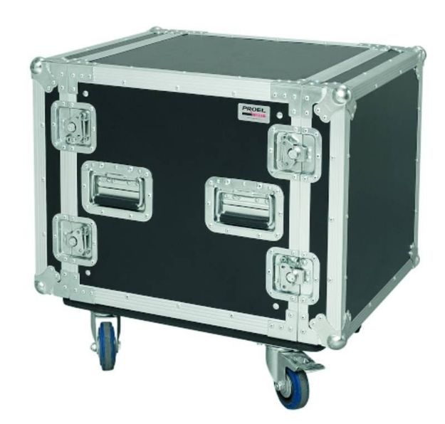 Picture of Proel  19" Rack Case  10U  2 Lids  45cm  BLACK