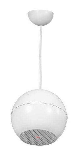 Picture of Proel  100V Ball Speaker  6½"  Pendant Mount  10W  WHITE