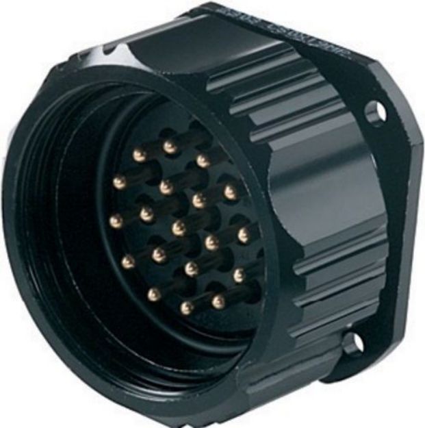 Picture of Socapex Connector  19 Pin  Panel Mount  MALE