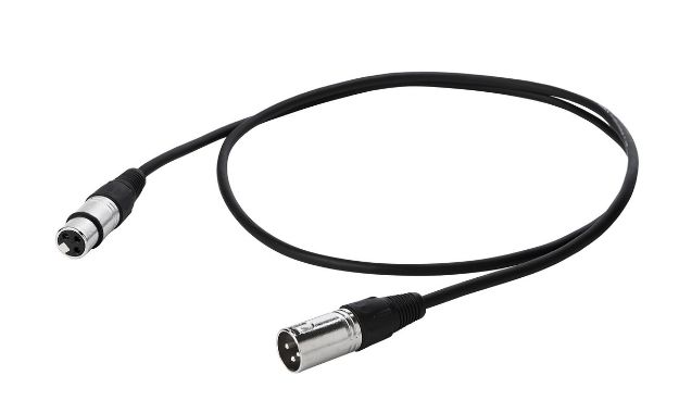 Picture of DMX Lighting Lead FXLR > MXLR 3 Pin 10m
