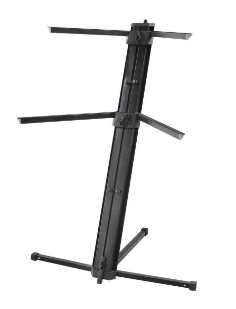 Picture of Die Hard  Keyboard Stand  Double Tier  Column Style  BLACK