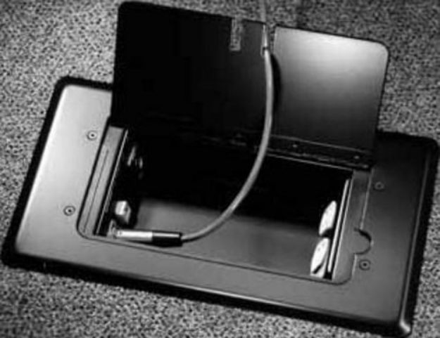 Picture of Mystery Floor Mount Stage Box 4 x UNF