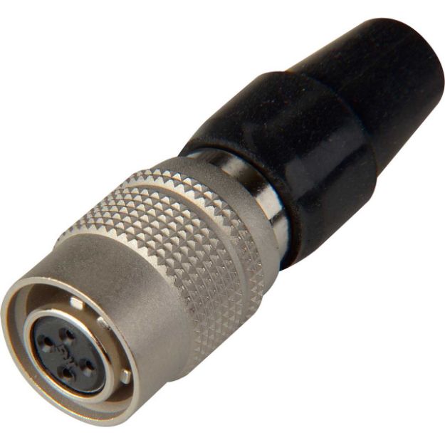 Picture of HIROSEF  Hirose Connector  4 Pin  Cord Plug  FEMALE