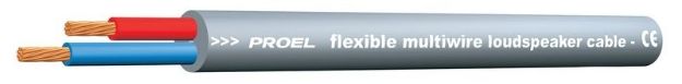 Picture of Proel Flexible Speaker Cable  Twisted  2 x 1.5mm²  BLACK