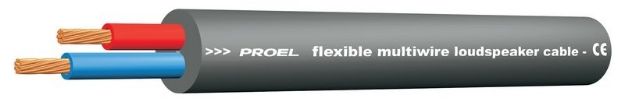 Picture of Proel Flexible Speaker Cable  Twisted  2 x 4mm²  BLACK