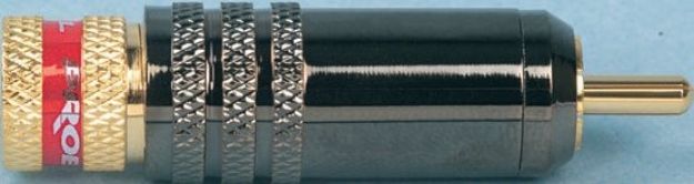 Picture of RCA Connector Cord Plug MALE RED