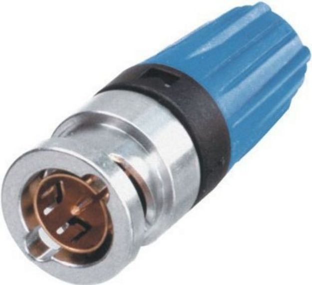 Picture of Neutrik  BNC Connector  75 Ohm  Cord Plug  MALE  BLUE