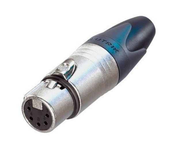 Picture of Neutrik  XLR Connector  5 Pin  Cord Plug  FEMALE